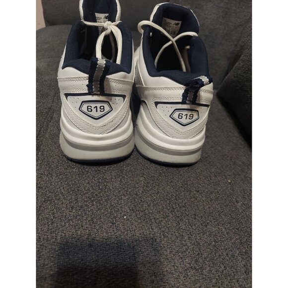 Size 13 - New Balance 619v1 White Navy Sneakers Shoes Walking 4E - Picture 5 of 8